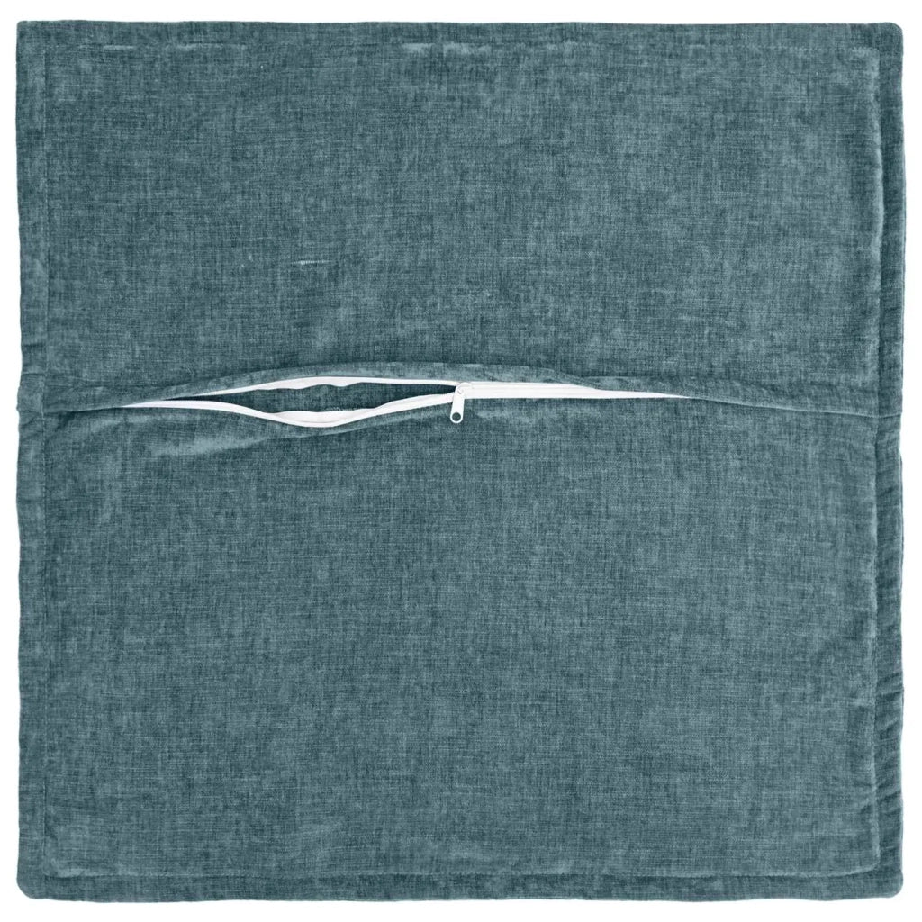 Federa 2 pz HOUTEN Blu 55 x 55 cm Tessuto Chenille 920459
