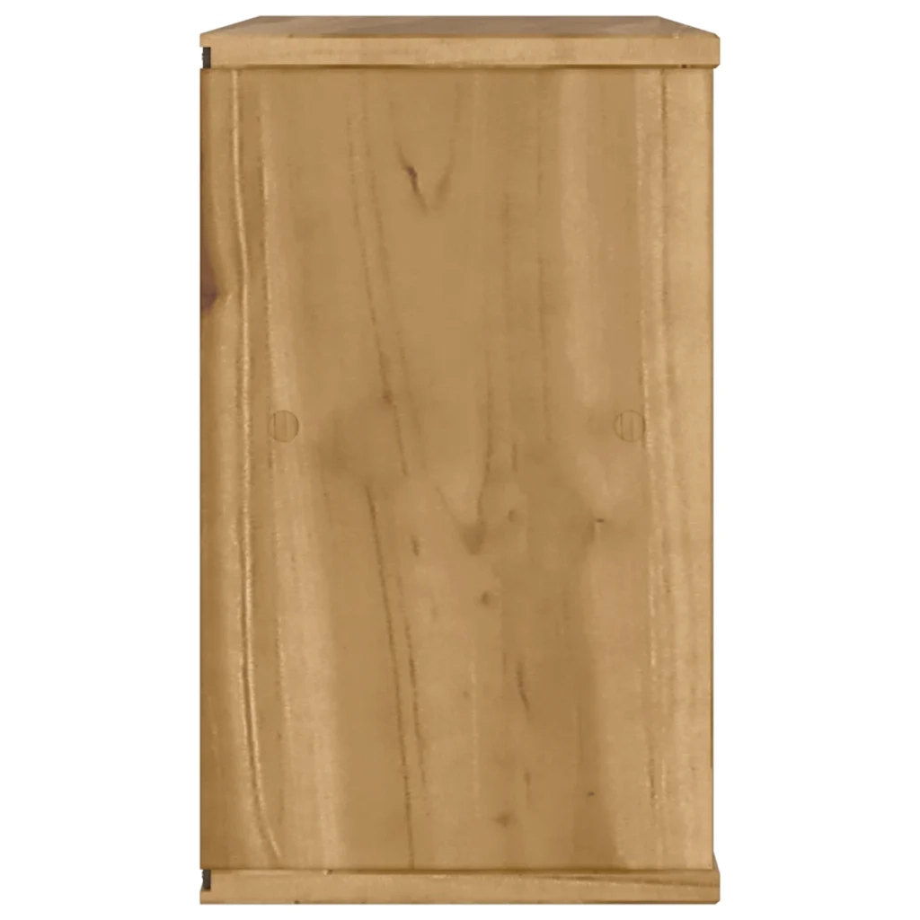 Mobile Porta TV ODDA 79x24x40 cm in Legno Massello di Pino 4103603