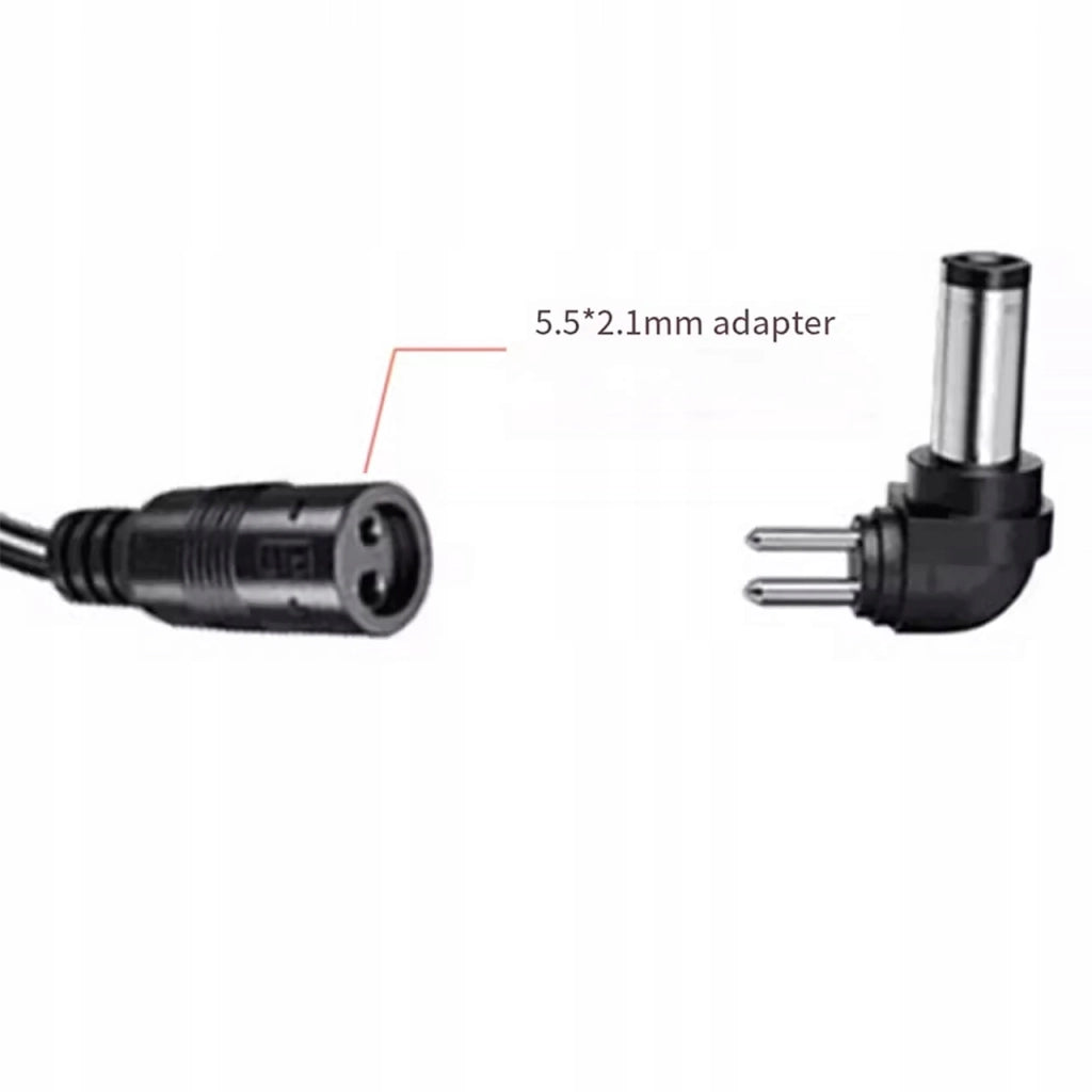 Alimentatore Universale DC 30W – Regolabile 3–12V, 1.2A | 6 Connettori Elbow, USB | Compatto, Certificato CE, FCC, RoHS
