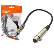 Trade Shop - Cavo Adattatore Audio Da Jack 3,5 Mm Maschio A Xlr Femmina Per Microfono Kl-9242 -