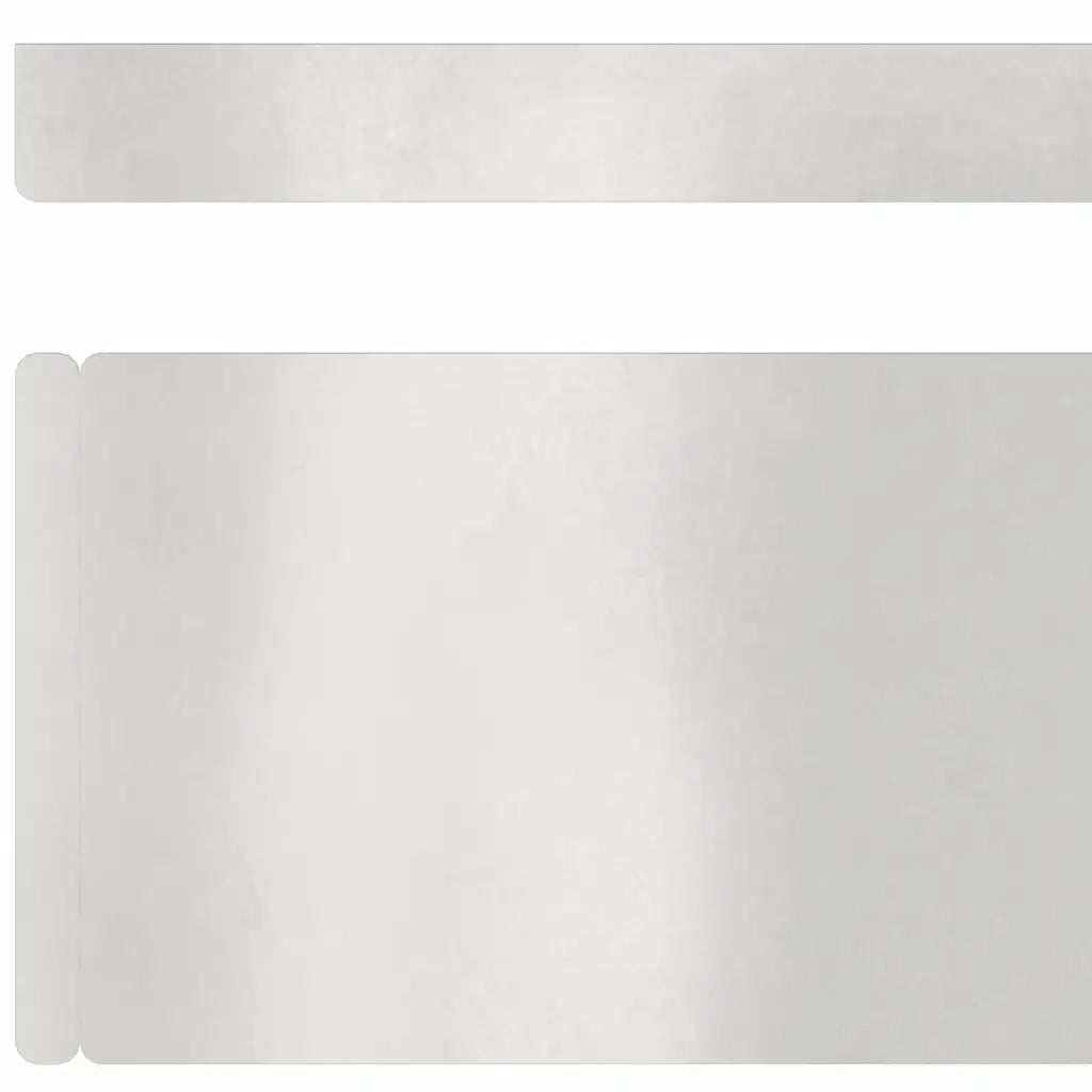 Bordura per Prato 4 pz 450 x 10 cm Acciaio inossidabile Argento 868017