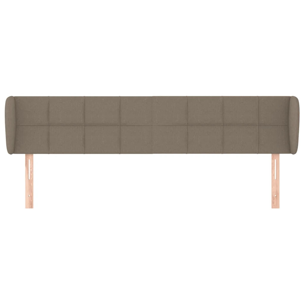 Testiera ad Orecchio Tortora 163x23x78/88 cm in Tessuto 3117154