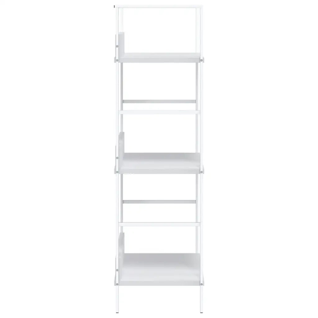Libreria a 3 Ripiani Bianca 60x27,6x90,5 cm in Truciolato cod mxl 11805