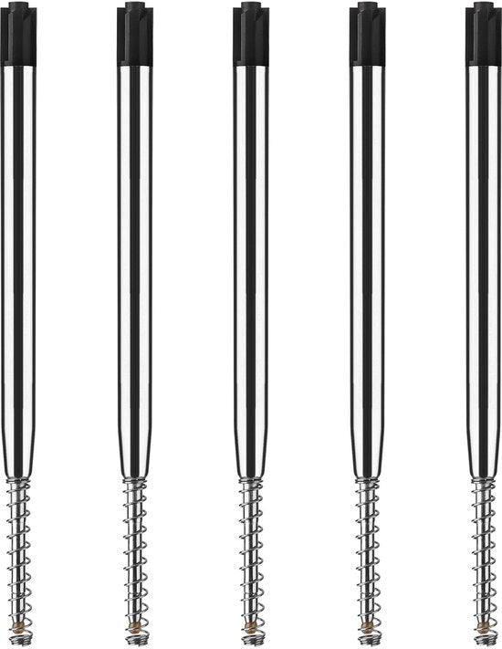 Vite per penna 0,7 mm - 5 pezzi - Vite metalliche - Vite retrattili - Materiali per ufficio/scuola - Duraturo e liscio - Vite di ricambio