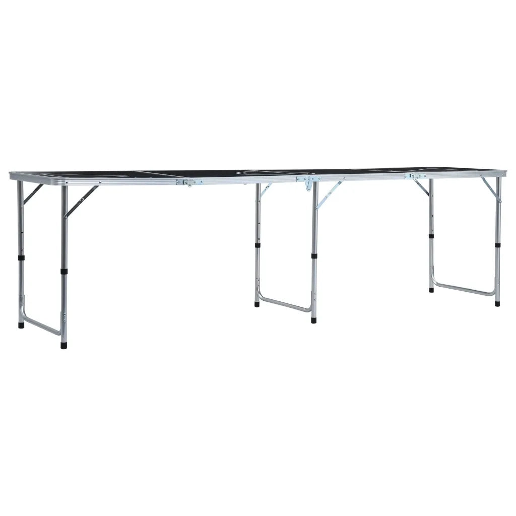 Tavolo da Beer Pong Pieghevole con Tazze e Palline 240 cm cod mxl 64405