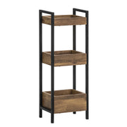 biancheria bagno cesta bagno cesta biancheria Scaffale Bagno cesta scaffale mobili bagno salvaspazio marrone FRG226-F