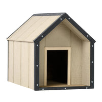 Cuccia per cani in legno LP SmartSide - 48 x 74 x H58 cm, Taglia S - TIMBELA M970-1