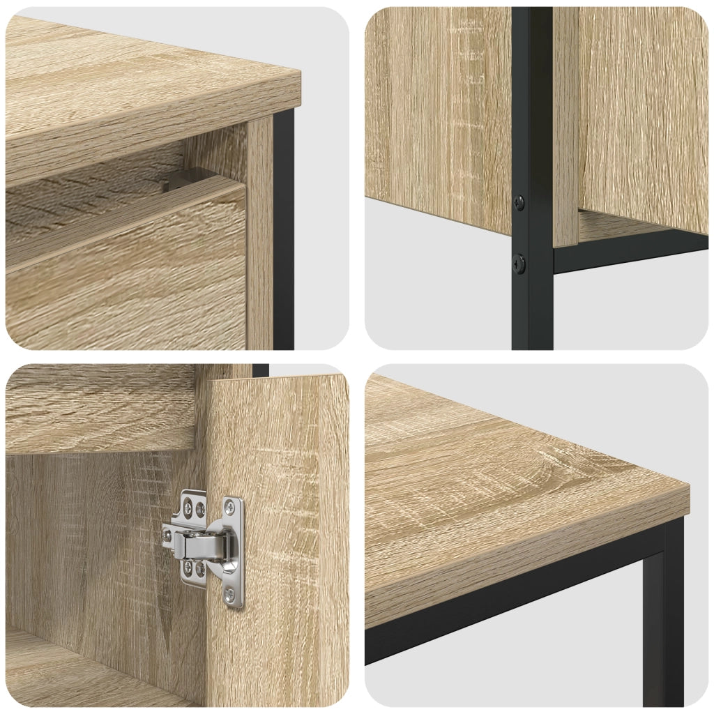 Set di Mobili da Bagno in Rovere Sonoma Legno Ingegnerizzato
