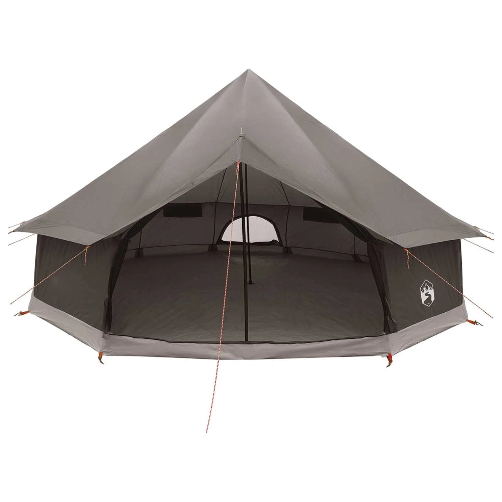Tenda Tipi con tetto Marrone Grigio 600 x 600 x 350 cm 42029031