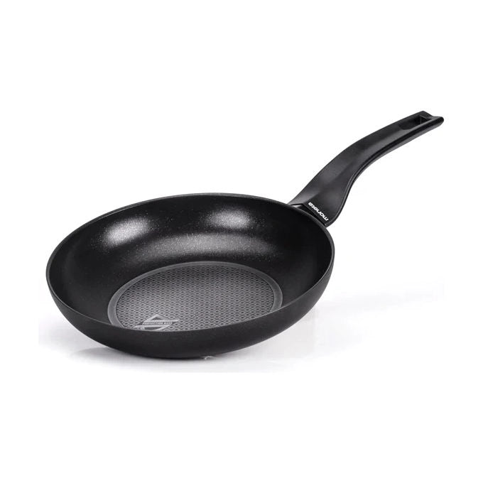 Moneta AIDA20 Aida Padella 28 cm con Rivestimento Protection Base Antiaderente Adatta a Tutti i Fuochi inclusa Induzione Alluminio Forgiato No PFOA No Nichel No Bisfenolo A colore Nero