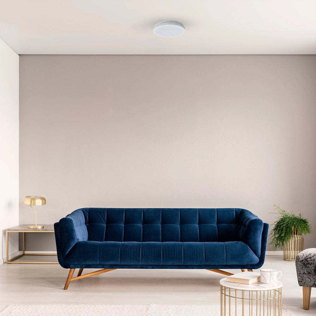 Plafoniera LED tonda Ø30 bianca 36W 4000K IP54 Eko-Light