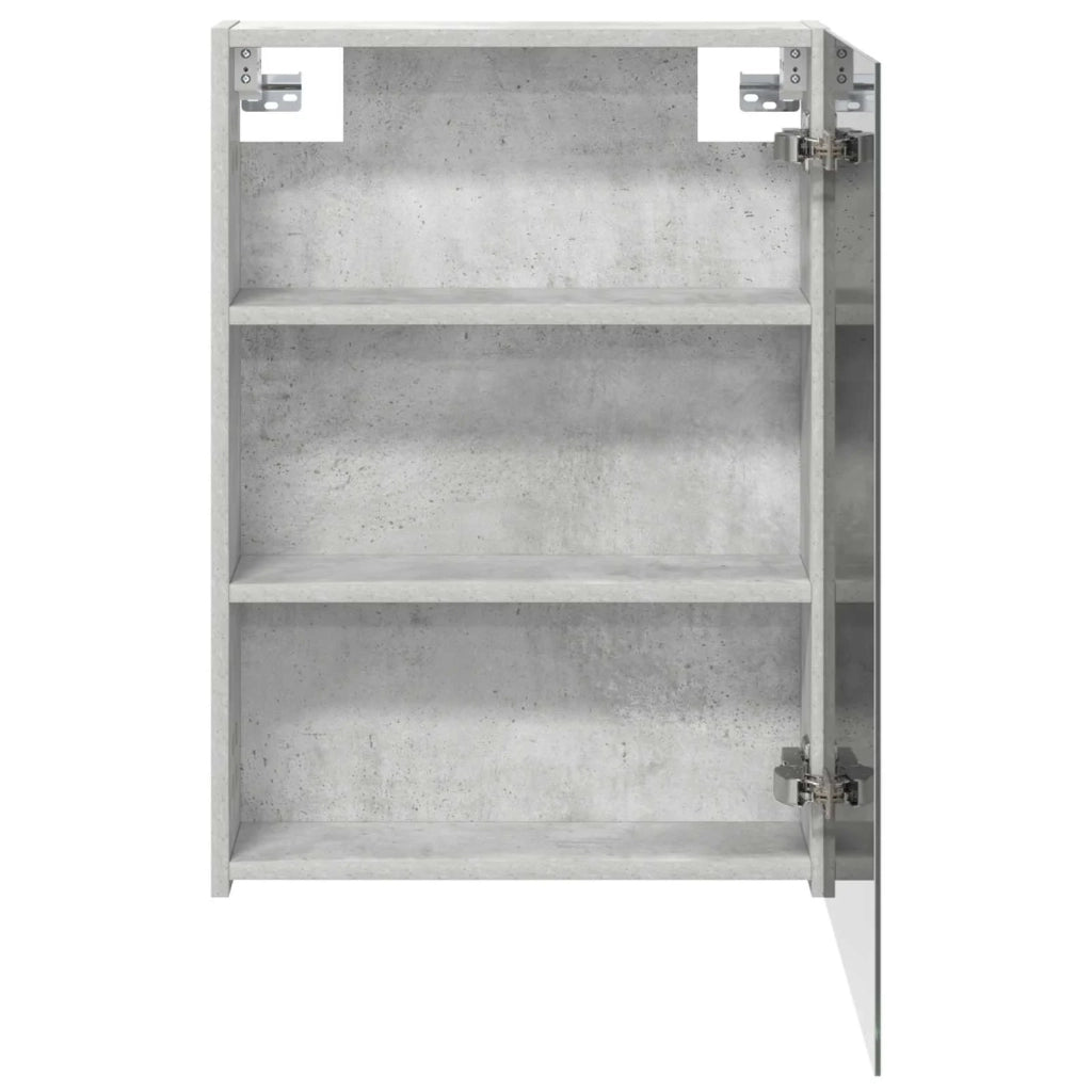 Mobiletto per specchio da bagno con lo scaffale Grigio cemento