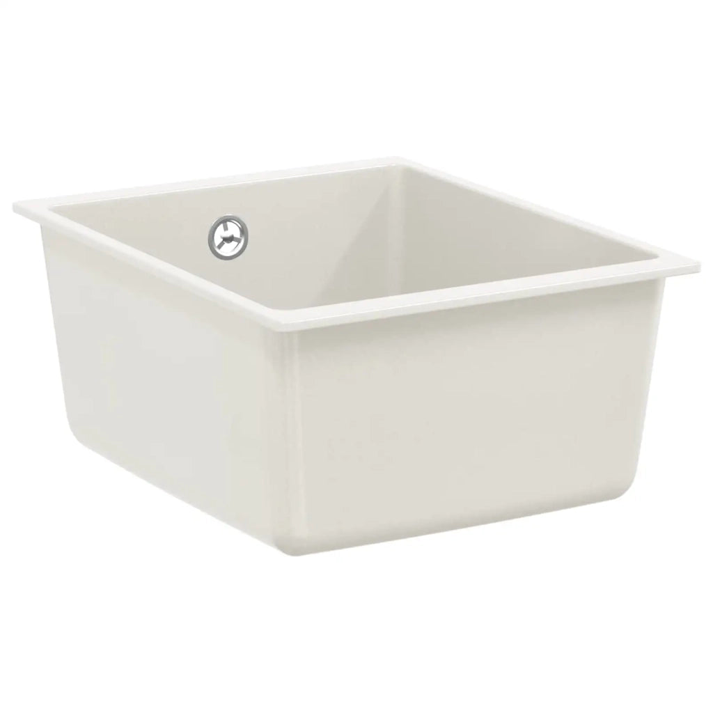 Lavello Bianco 370 x 460 mm 80% Quarzo e 20% Resina 42028419