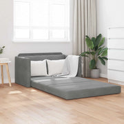 Divano letto Grigio scuro 124 x 71 x 78 cm Velluto 4106703