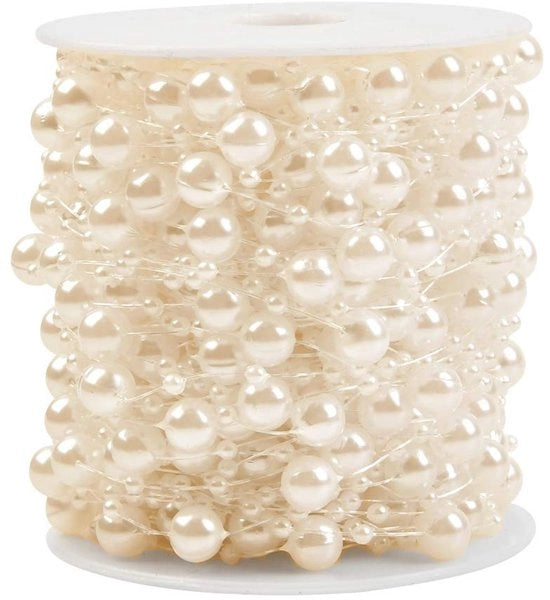 Accessori decorativi in filo di nylon - 30m - stringhe artificiali per decorazione - accessori per matrimonio e feste - per creare gioielli con filo di nylon
