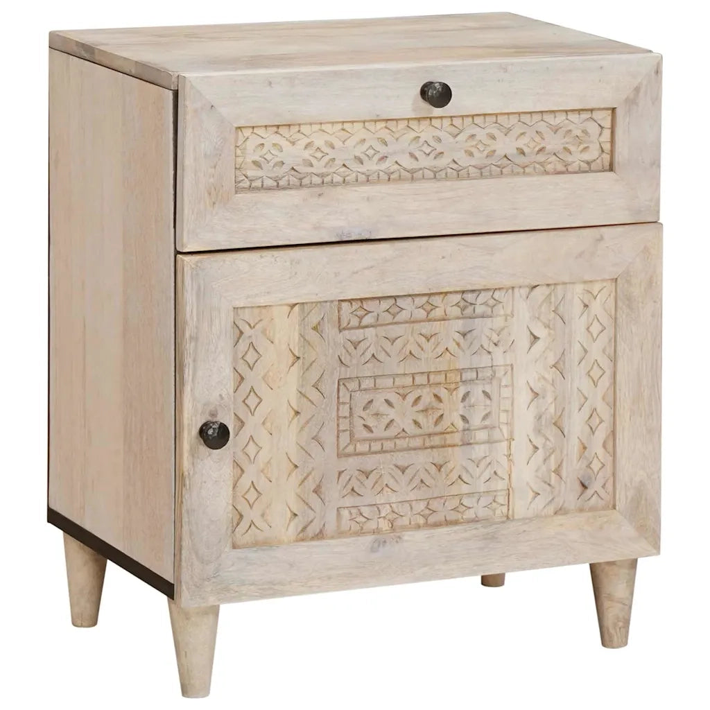 Armadio da Notte Bianco 50 x 33 x 60 cm Legno ingegnerizzato 4018124