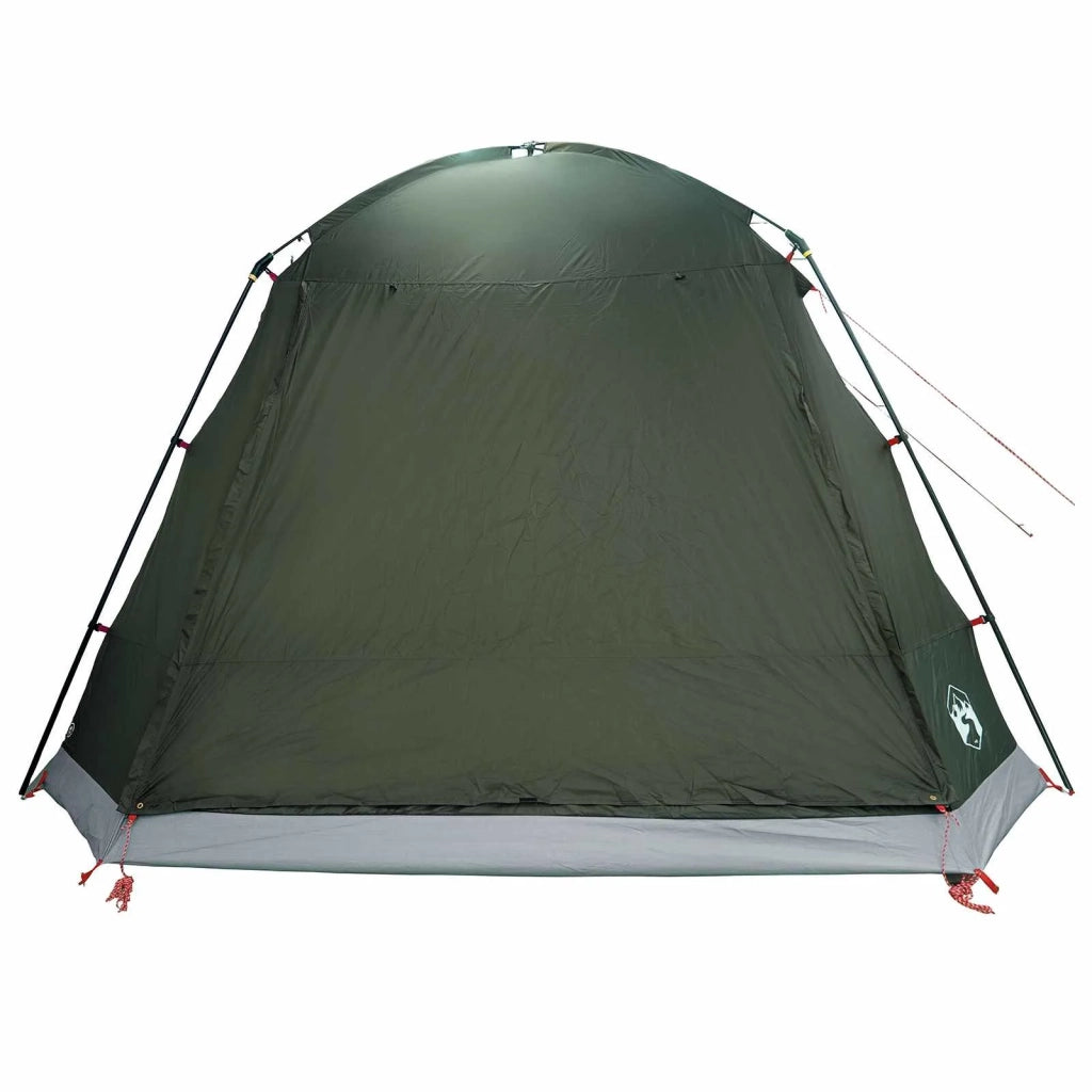 Tenda Capanna Verde militare 12-Persone Poliestere e Acciaio 42028574