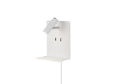 Applique da Interno a LED in Metallo Bianco Opaco