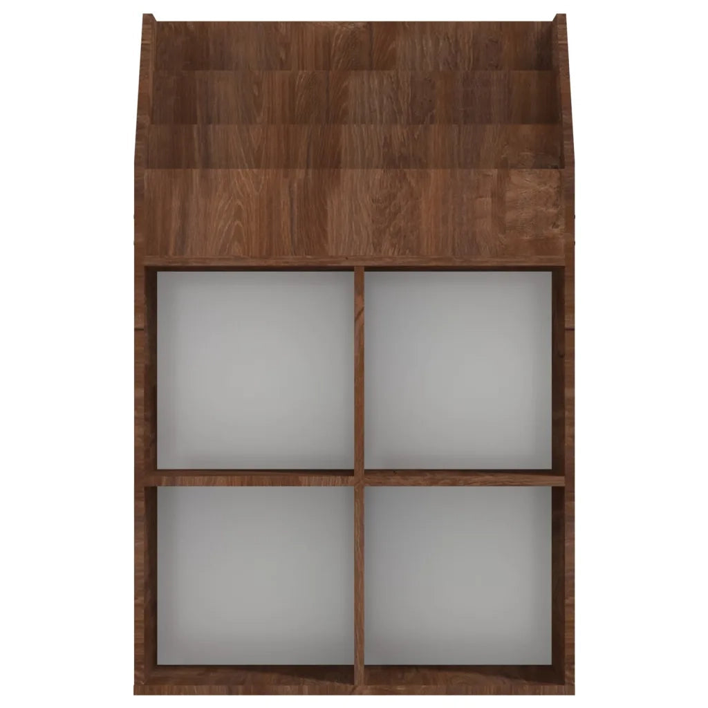 Portariviste per Bambini Rovere Marrone 71x30x114cm Legno CFW7931321