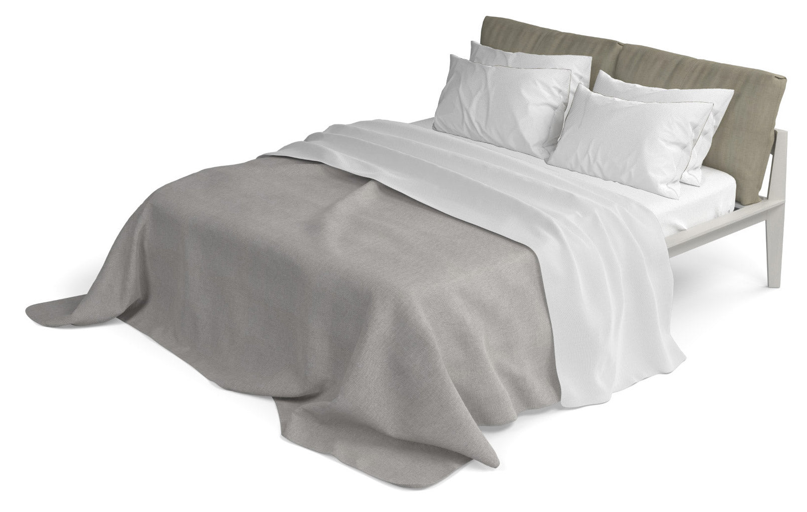 Lenzuolo Sopra in Tinta Unita Bianco 1 Piazza e Mezzo