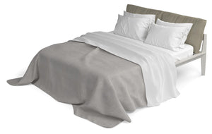 Lenzuolo Sopra in Tinta Unita Bianco Singolo