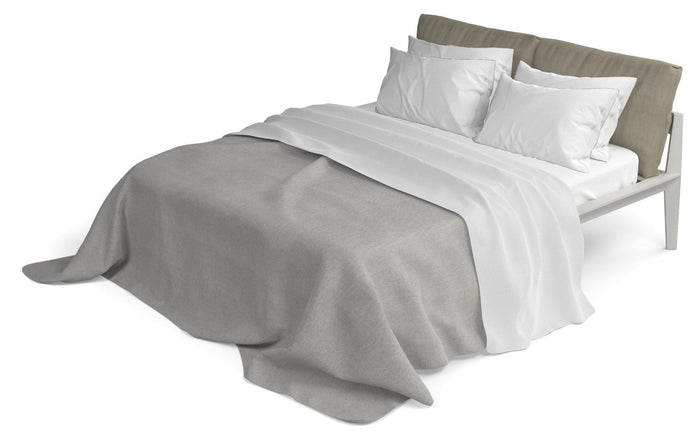 Lenzuolo Sopra in Tinta Unita Bianco Singolo