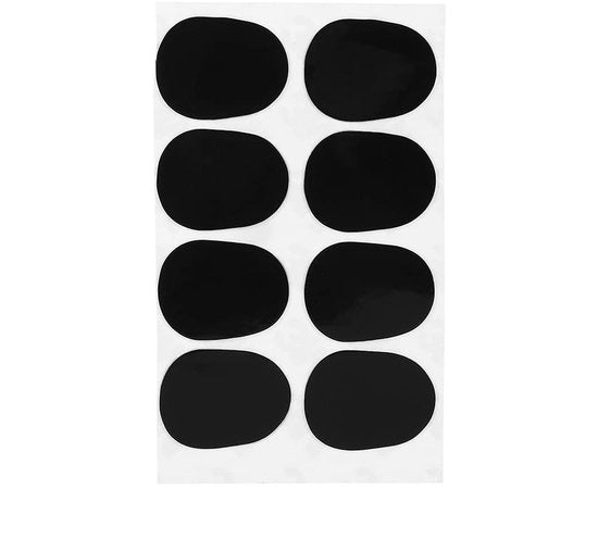 Pattino di gomma per intercuspide - Adesivo forte - Cuscino ovale per protezione dentale - Duraturo - Dimensioni 18 * 12 mm - Pattino per intercuspide