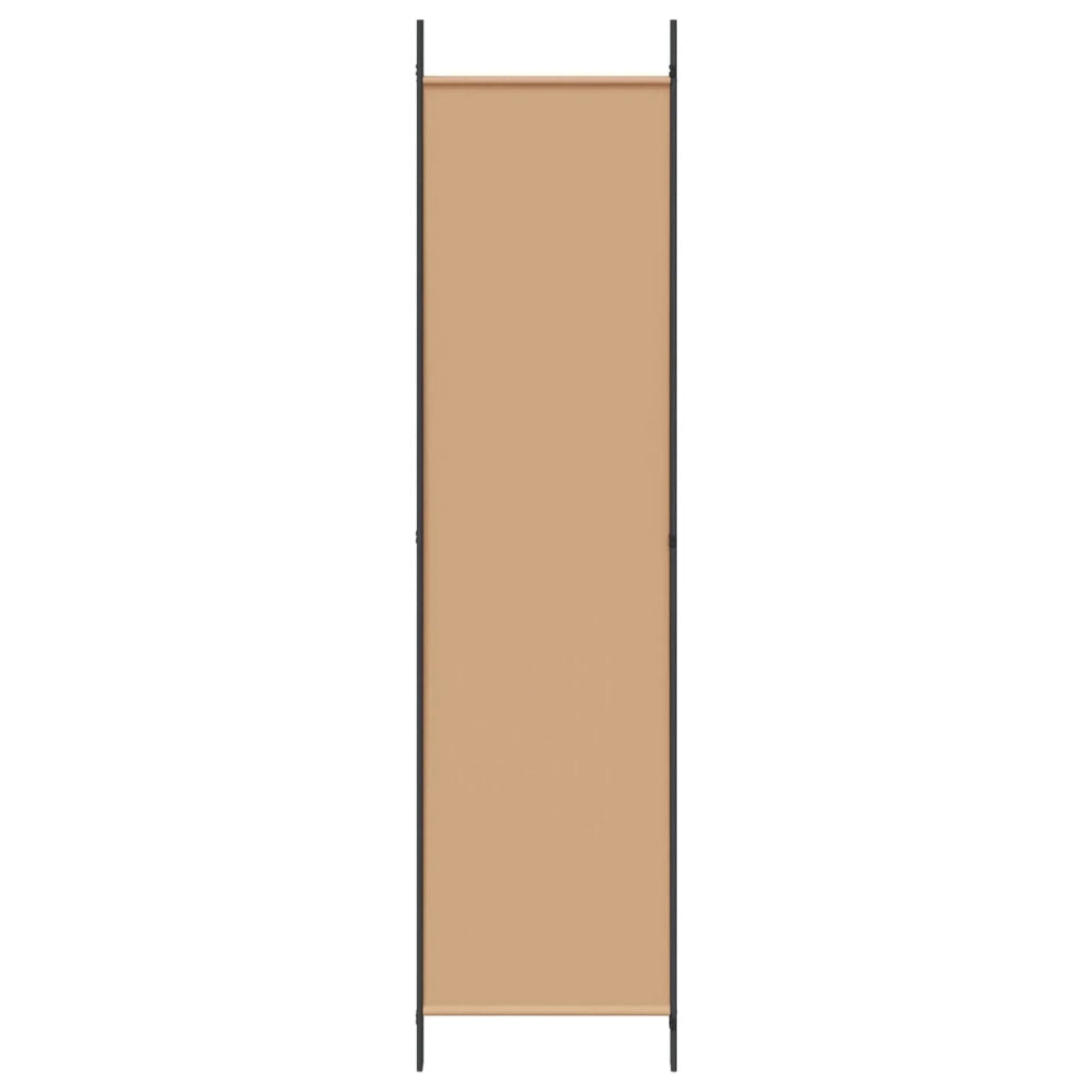Divisorio Ambienti | Divider per stanze | Paravento a 3 pannelli Beige 150 x 200 cm Tessuto
