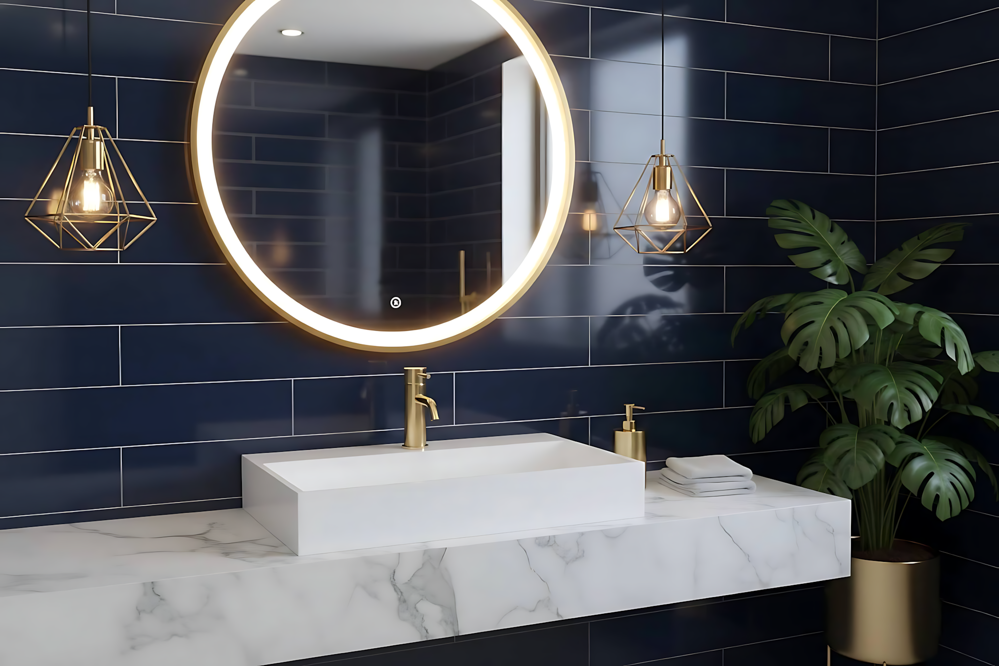 Lavabo In Conglomerato Goya 50cm