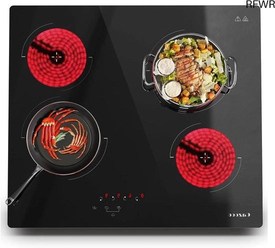 Induttore Cucina a Stagno - Cucina Elettrica a 4 Fiamme - Cucina
