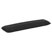 Cuscino per Schiena | Cuscino dorsale Nero 200 x 50 cm Tessuto in Cords