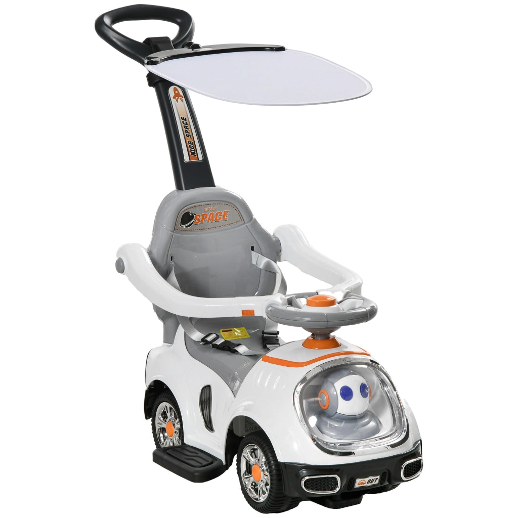 Correpasillos 3 in 1 per Bambini con Cassetti e Luci ¨C Zephmum ¨C Bianco