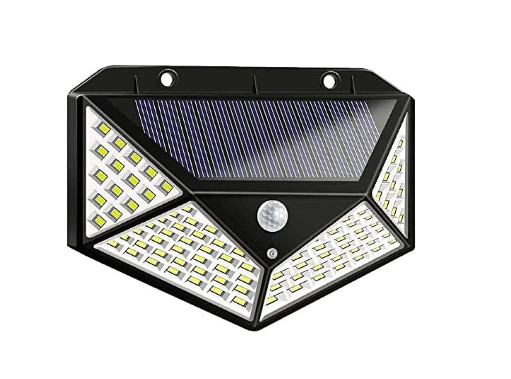 Faretto Solare Led Sensore di Movimento da Parete Esterna 600 LM 1200 mAh 1W