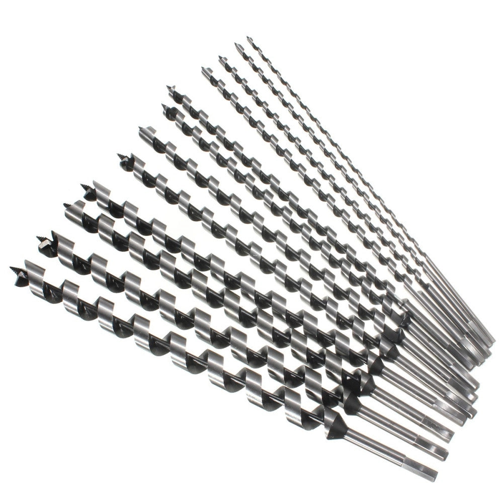 Trade Shop - Kit 6 Punte Per Trapano Tassellatore Puntale Trivella Autofilettante Legno 460m -