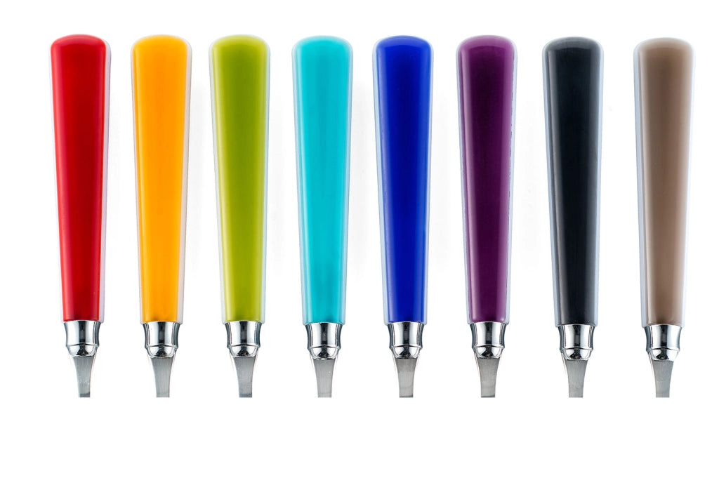 Servizio Set di Posate 24 pezzi in Acciaio Inox Eme Candy Turchese 311