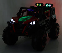 Macchina Elettrica per Bambini 12V Kidfun Fuoristrada 4x4 Rossa