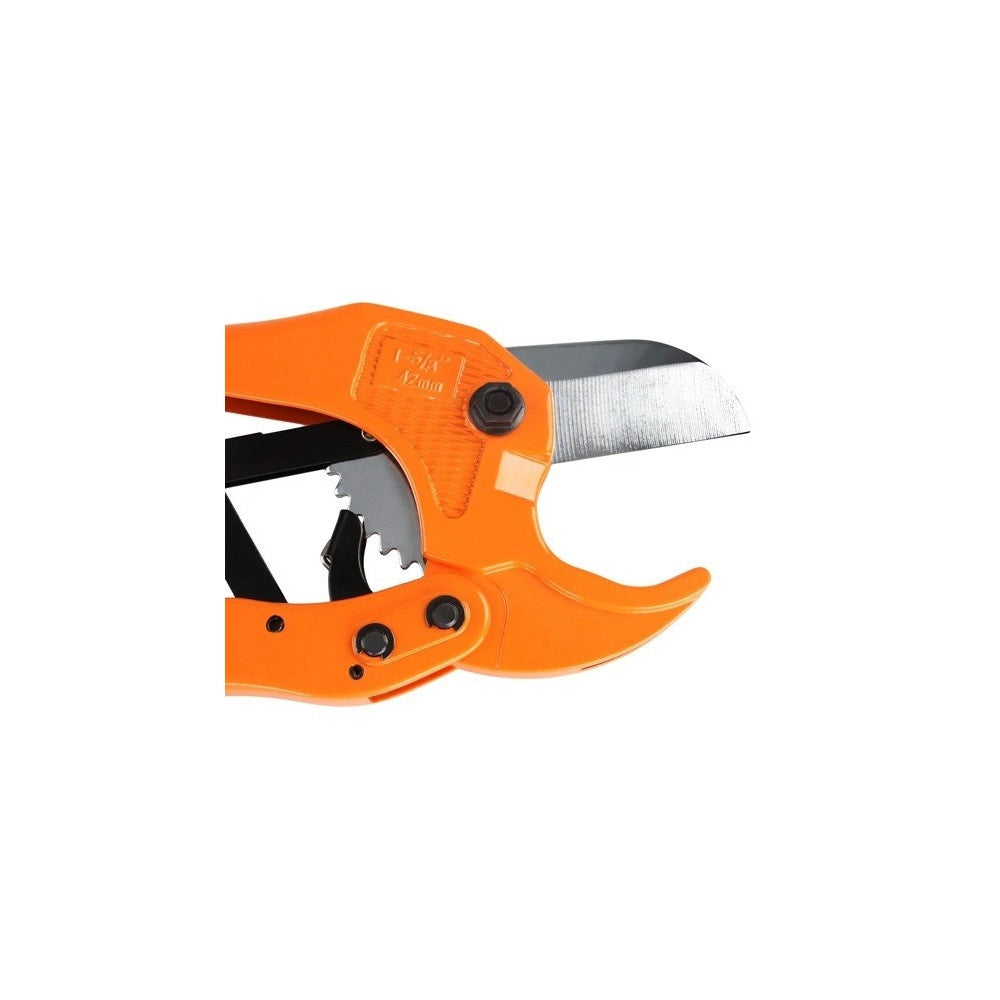 Trade Shop - Pinza Tagliatubi A Cricchetto Per Tubi In Pvc 42 Mm Per Professionisti Idraulico -