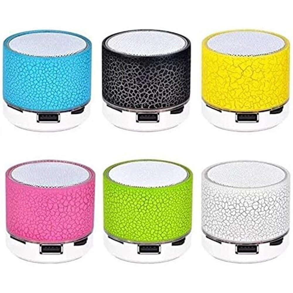 Trade Shop - Mini Altoparlante Bluetooth Con Luce Led Usb Bomboniere Regalo Per Adulti Bambini -