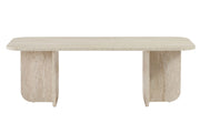 Tavolino in legno "Akira" 120 x 60 x 41 cm - Travertino