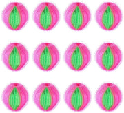 Racchetto per capelli di animale - 12 pezzi - Faccia in nylon di alta qualità