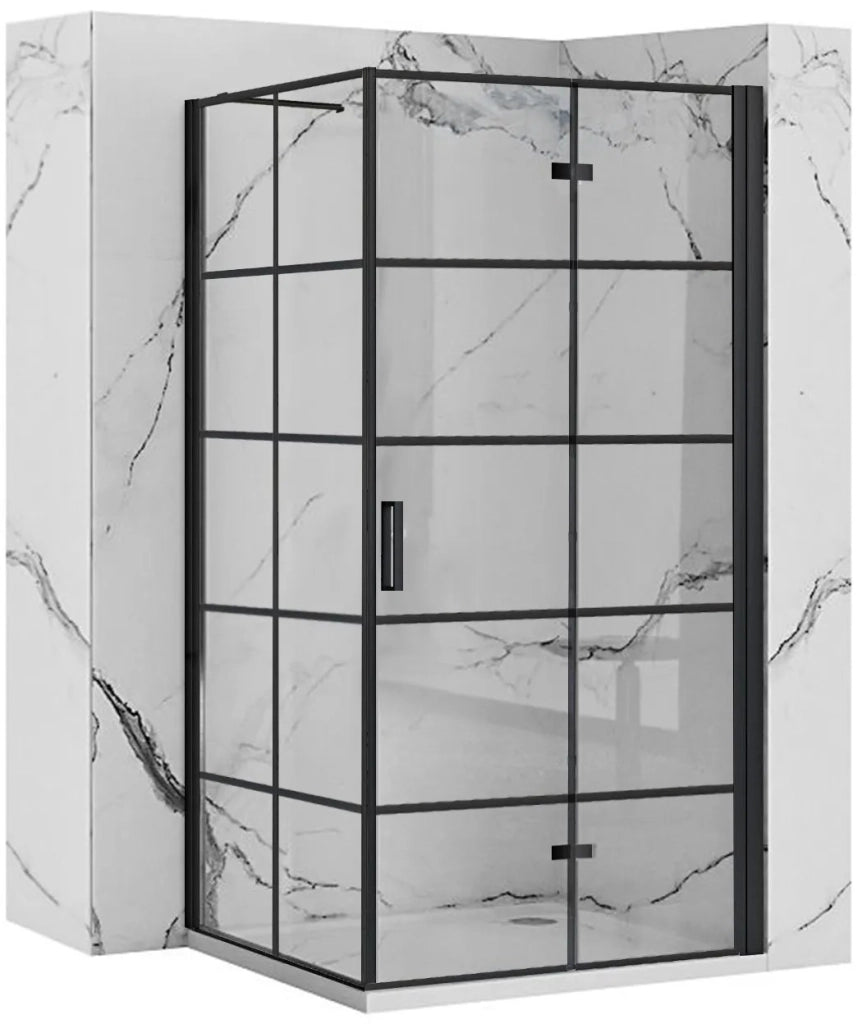 Cabina Doccia Rea Molier Black 80x80