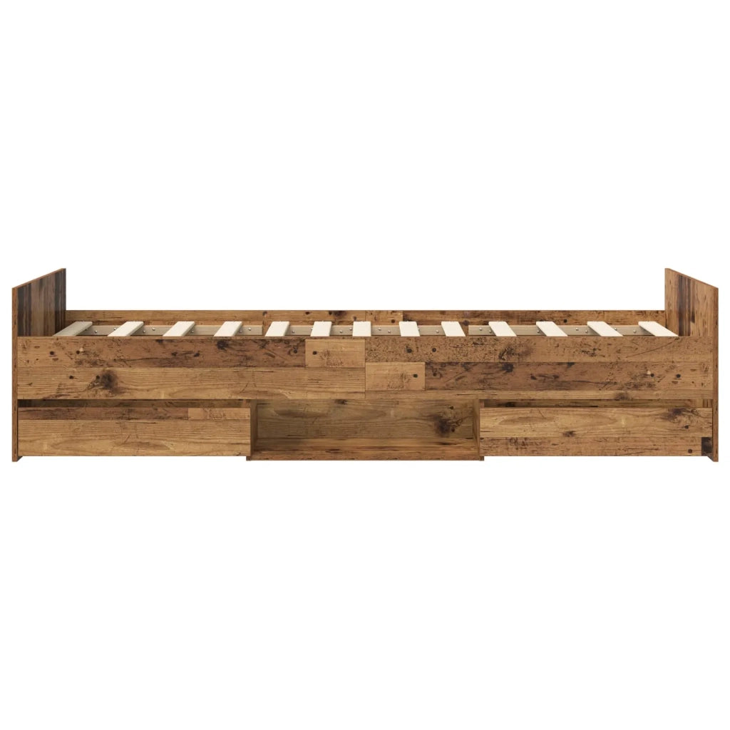 Struttura del letto Legno antico Legno ingegnerizzato 3429512