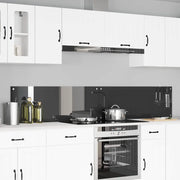 Schienale da cucina 2 pcs Grigio scuro 110 x 40 cm 3415506
