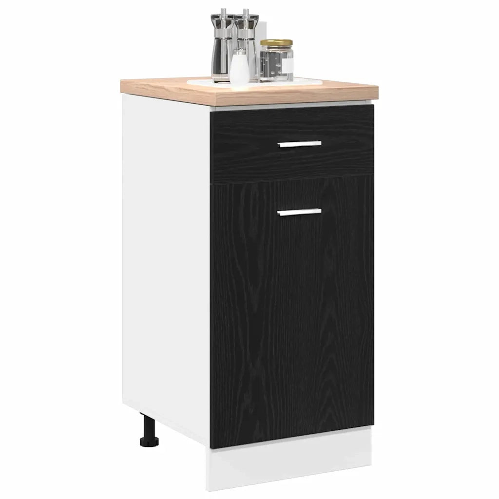 Armadio pensile Rovere Nero 40 x 46 x 81,5 cm Legno multistrato 863247