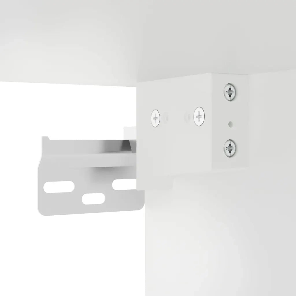 Armadietti a Parete 2 pz Bianchi in Legno Multistrato CFW3370608