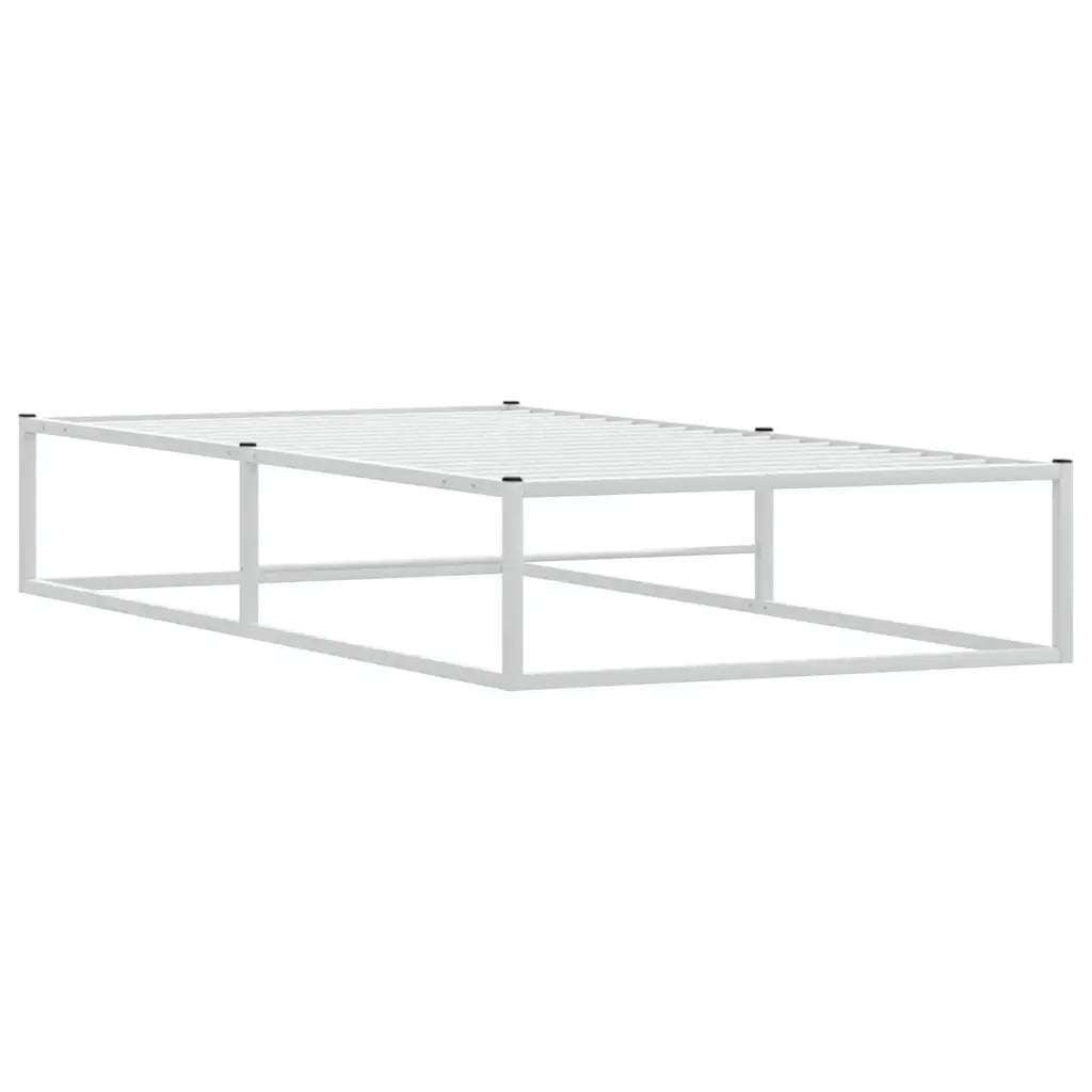 Giroletto senza Materasso Bianco 90x200 cm in Metallo 4017422