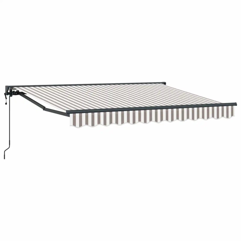 Tenda retrattile Grigio chiaro e bianco 3 x 2,5 m 3425913