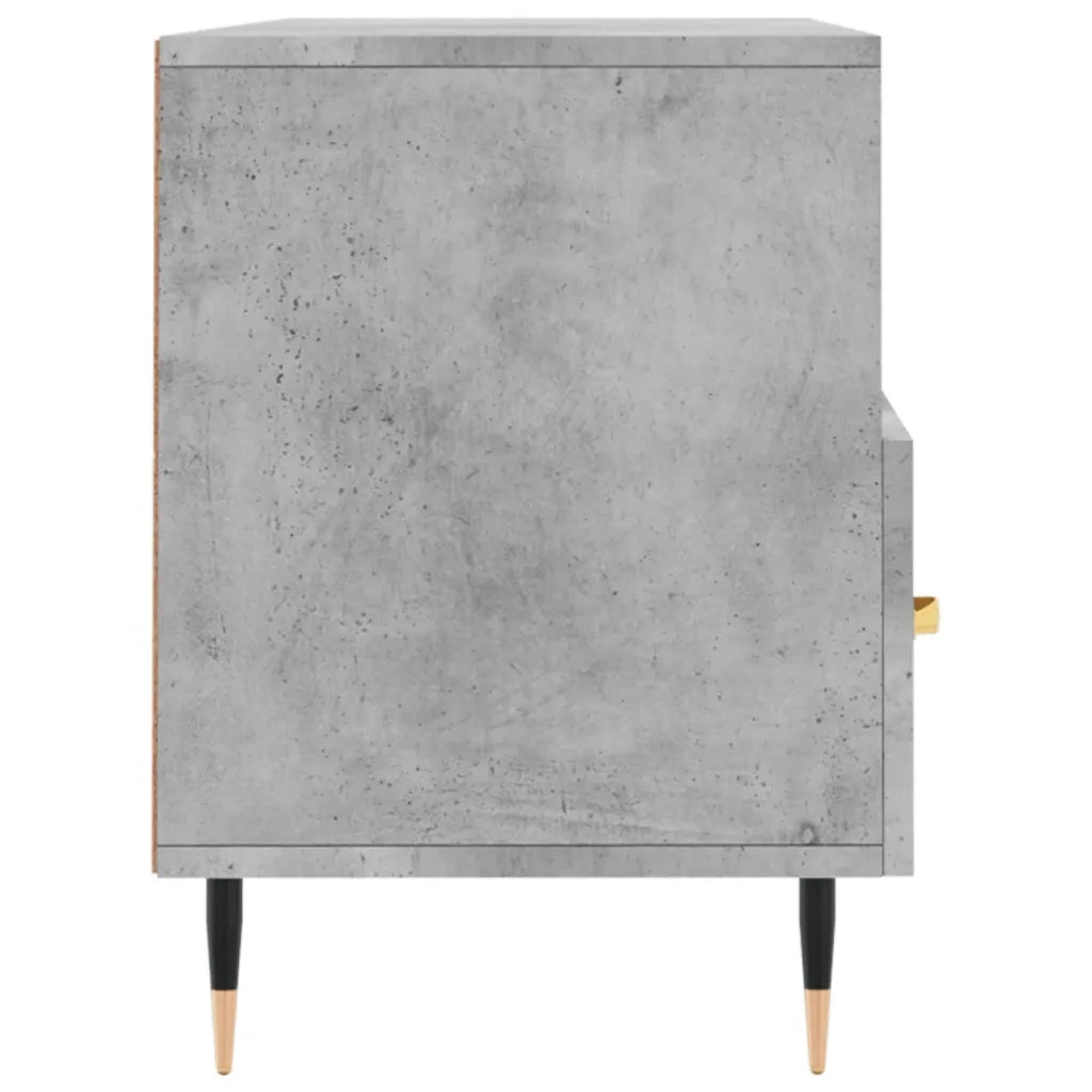Mobile Porta TV Grigio Cemento 102x36x50 cm Legno Multistrato 829016