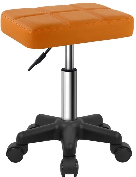Sedia a forma rettangolare bruna - Altezza regolabile - 1 pezzo - Compatta