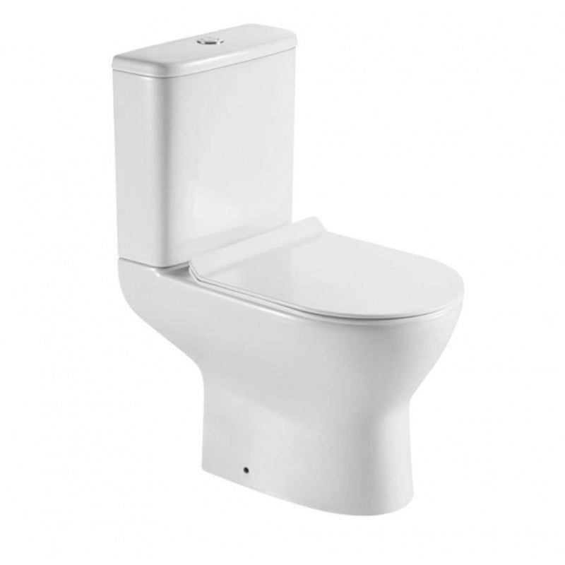 AMPIFOLIS ROUND WC da appoggio senza brida 65x36x83 cm con sedile freno a caduta